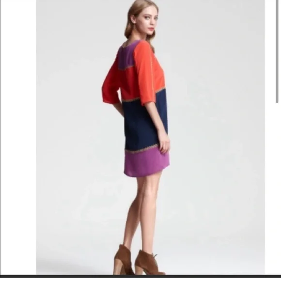 BCBGMaxAzria silk dress Aidas - Picture 2 of 10